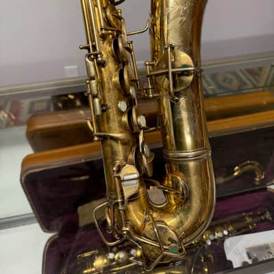 Conn Gold Plated New Wonder 8m C Melody Saxophone w/PORTRAIT EXTRA ENGRAVING image 4