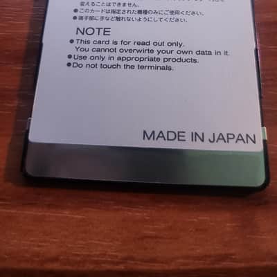 Roland LA Synthesis Best Choice Sound Library Card for D-5, D-10, D-20, D-110 image 2