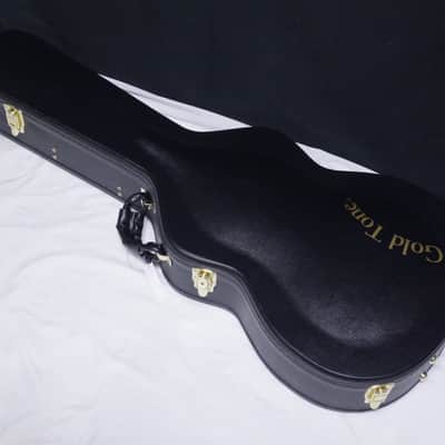 Gold Tone PBS-D Paul Beard Signature Deluxe Square Neck Resonator LEFTY - Two Tone Tobacco - B Stock image 2