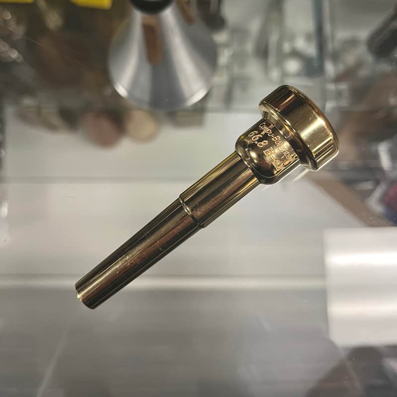 GR 66.8 B-2.8 Trumpet Mouthpiece (Gold Plate) image 1