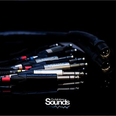 Waves Sounds TRS In 8 CH - XLR Out Summing Cable 2019 Black & Silver image 2
