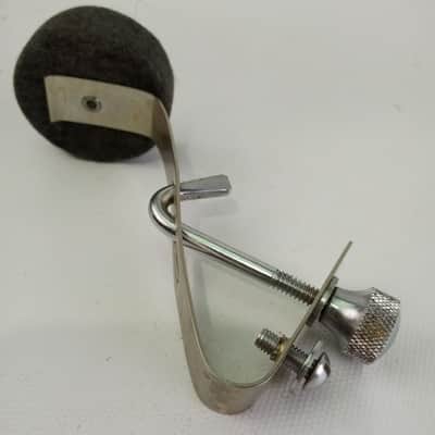 Slingerland Muffler Small Knob Vintage 60s Chrome Snare/Tom Drum Tone Control US image 3