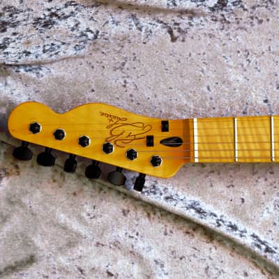 GB Liuteria Traditional Tele semi hollow rosewood and purple resin image 12