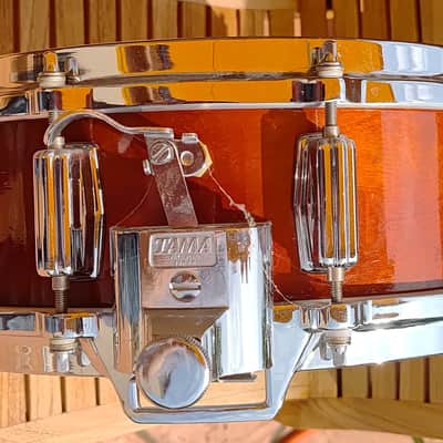 Superstar Mastercraft Artwood  5"x14" Snare Drum with Kingbeat parallel Strainer and rerings shell image 5