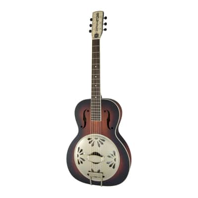 Gretsch 6-String Acoustic-Electric Resonator Guitar (Sunburst) with Hard Case image 5