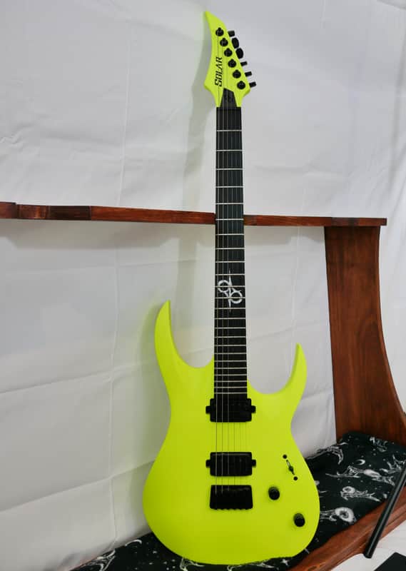Solar Guitars A2.6LN 2020 - Lemon Neon Matte image 1