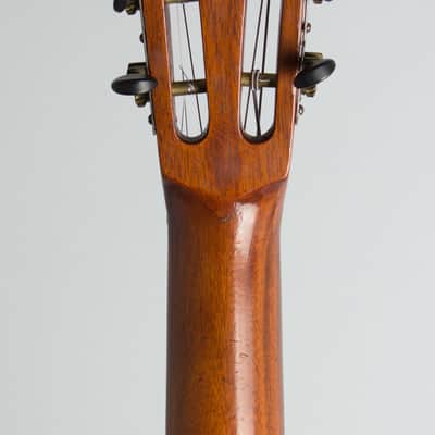 Flat Top Acoustic Guitar, labeled Galiano,  c. 1925, black hard shell case. image 6