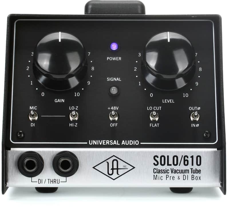 Universal Audio SOLO/610 Tube Desktop Microphone Preamp (Solo610d2) image 1