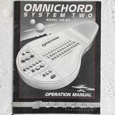 1984 Suzuki OM-84 Omnichord With Owners Manual Electronic Autoharp image 7
