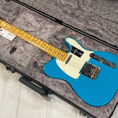 Fender American Professional II Telecaster B-STOCK MN Miami Blue Auth Dealer #698 image 6