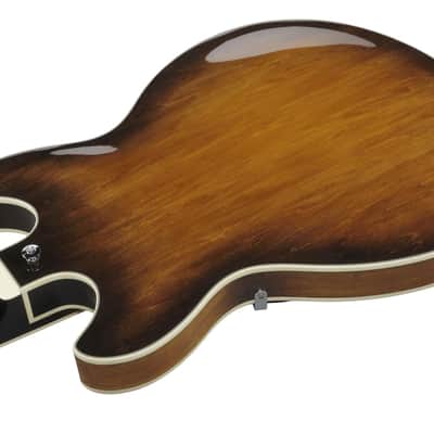 Ibanez AS7328-TBC Artcore AS Hollow Body Guitar 6-String Baritone - Tobacco Brown image 9