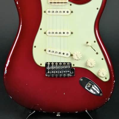 Fender Custom Shop 1971 Stratocaster Relic Midnight Wine over Lucerne Aqua Firemist image 1