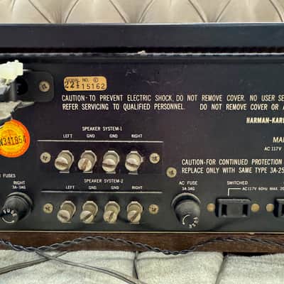 Vintage Harman Kardon 930 Twin Powered Stereo Receiver 1972-1976 - wood/silver image 10