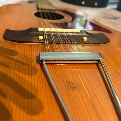 Blue Hawk 12-String Acoustic Guitar Made in W. Germany with Hard Case image 13