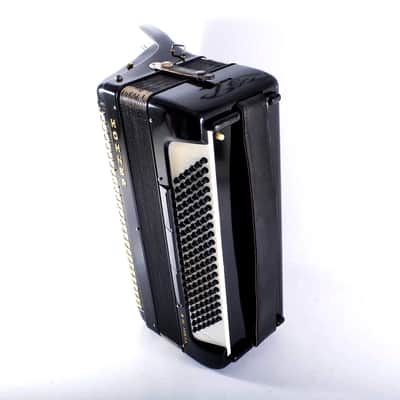 Immagine Top German Made LMM Accordion Hohner Verdi III N - 120 bass, 10 reg./Master switch+Original Hard Case & Brand New Leather Shoulder Straps ~ VIDEOS - 5