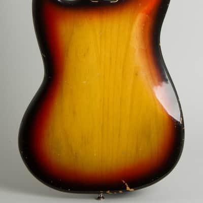 Fender Mustang Solid Body Electric Guitar (1977), ser. #S718693, black tolex hard shell case. image 4