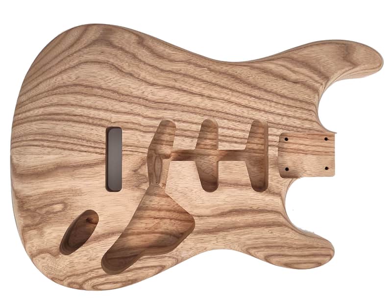 Roasted Swamp Ash 2 pieces Body Stratocaster SSS Style, Unfinsihed image 1