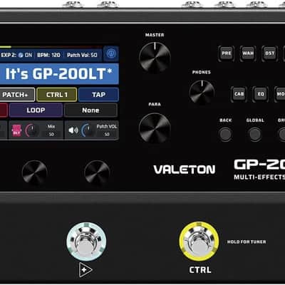 Valeton GP-200LT Multi Effects Pedal Multi Effects Processor Guitar Effects Pedal Bass Pedal Amp Modeling IR Cabinets Simulation Multi-Effects with FX Loop MIDI I/O Stereo OTG USB Audio Interface image 1