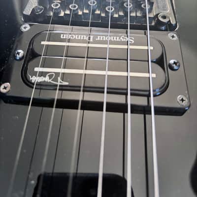 Washburn Dime 2ST Stealth 2004 Black/Silver Dimebag Darrell w/ Seymour Duncan Pickups & Washburn Case imagen 7