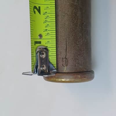 Musser M665B Brass Tube G 50.5"x1.5"Symphonic Chime Tubular Bell *Cracked*-Parts image 9