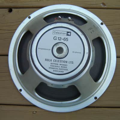 1978 Celestion G12-65 spkrs, 15 ohm, matched set of 4 ! image 5