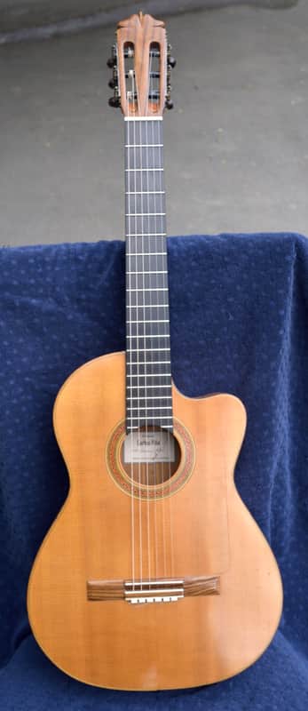 Carlos Pina Flamenco Blanca 198x-1995 - Lacquer w/cutaway image 1