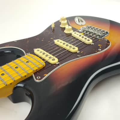 Vintage V6M-SSB Reissued Series SSS 2010s - Sunset Sunburst image 2