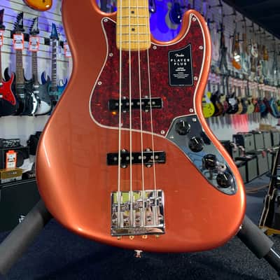 Fender Player Plus Active Jazz Bass - Aged Candy Apple Red with Maple Fingerboard *FREE PLEK WITH PURCHASE*! 672 image 2