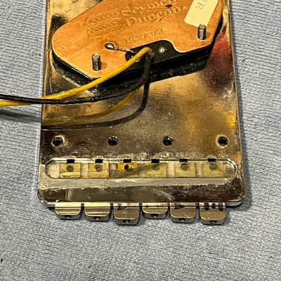 Wilkinson HT100 Bridge - Removed from 1994 Hamer T51 Telecaster image 2