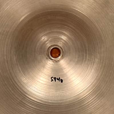 14" Zildjian A 1940s-50s Trans Stamp Crash / Hi-Hat Single Cymbal 594g image 5