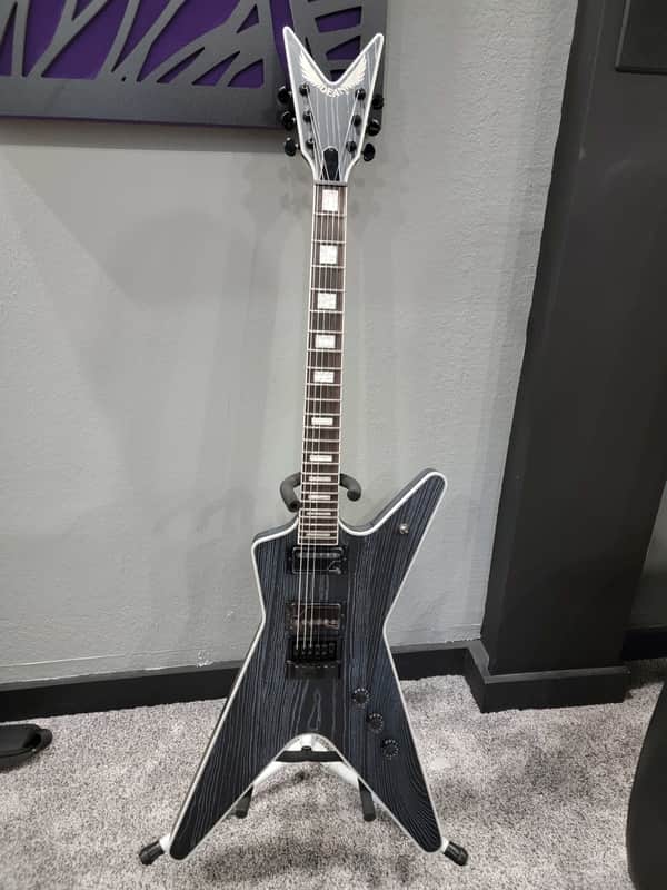 Dean Custom Run #16 Electric ML Guitar, Sandblasted Grey, (#70) DCR ML ET FL SBG image 1