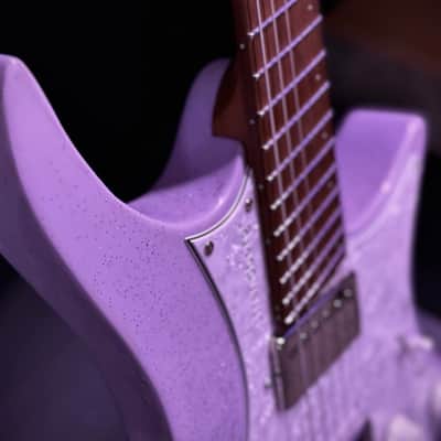 Strandberg Guitars Classic 6 w/ flame maple neck - Lilac Sparkle Gloss image 7