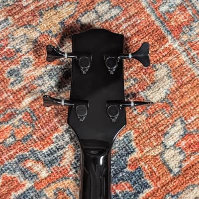 Carvin Semi-Acoustic Fretless Left Handed Bass, 2 Color Burst w/ohsc image 6