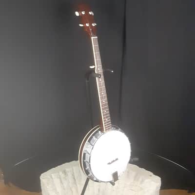 1970s Unbranded 5-String Banjo Made in Japan with Gig Bag image 2