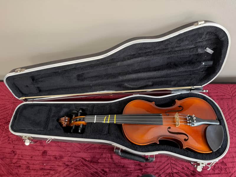 Glaesel VA25E6 14" Viola Outfit with Case and Bow image 1
