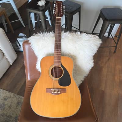 Yamaha FG-230 Red Label 12-String Jumbo Dreadnought 1968 - 1972 - Natural image 2