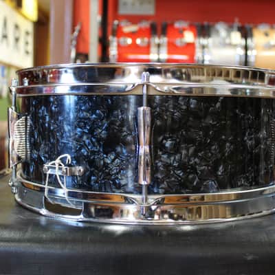 1960s Beverley 5x14 Snare Drum in Black Diamond Pearl image 7