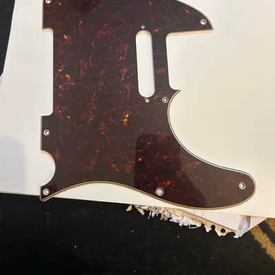 Squier Classic vibe telecaster pickguard- dark tortoise image 1