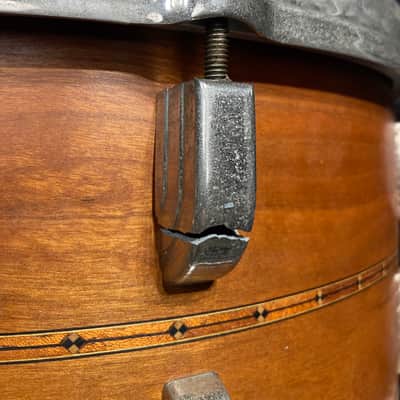 Leedy 6.5x14" Leedy USA Custom Shop / Craviotto Solid Cherry Shell “Relic Series” Snare Drum 2008 #2 of 3!! image 12