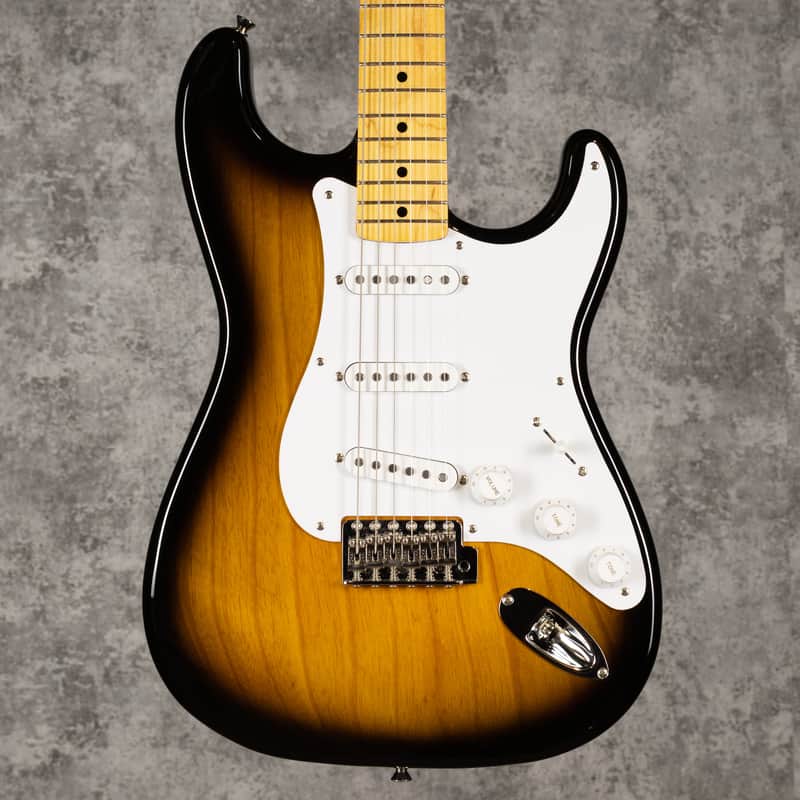 Tokai TST 50 Goldstar Two Tone Sunburst 50's Strat.  With Tokai Tweed hard case image 1