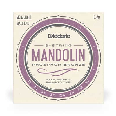 D'Addario Phosphor Bronze Mandolin Strings Ball End 11-38 image 5