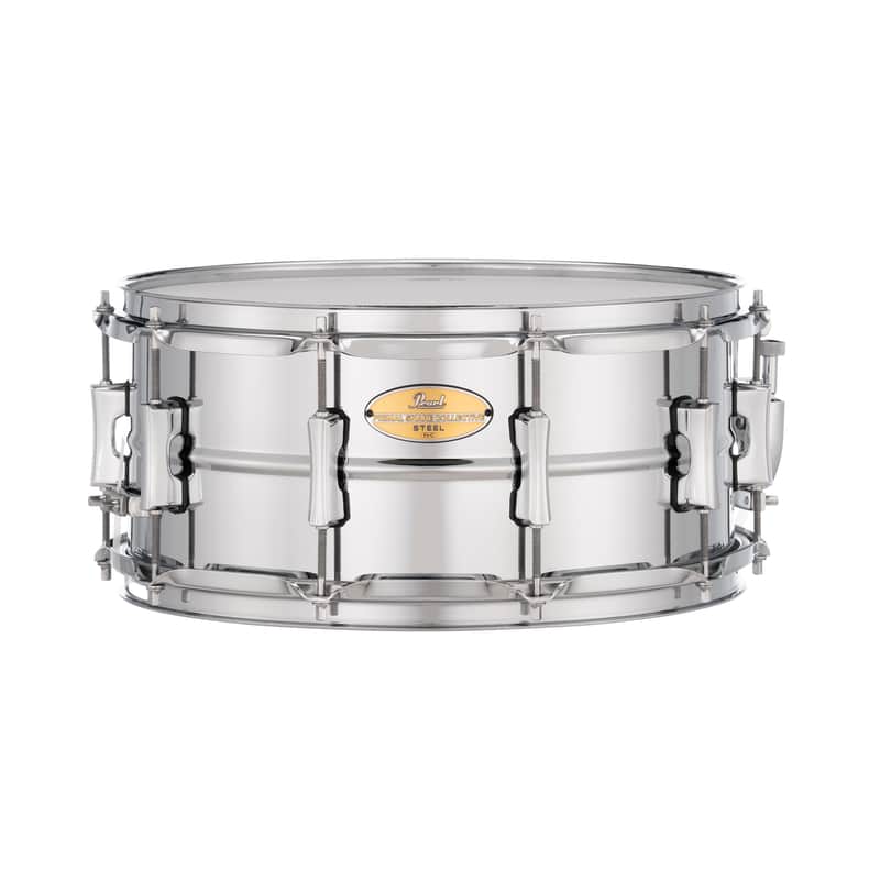 Pearl Primal Snare Collective 14"x6.5" Steel Snare Drum image 1