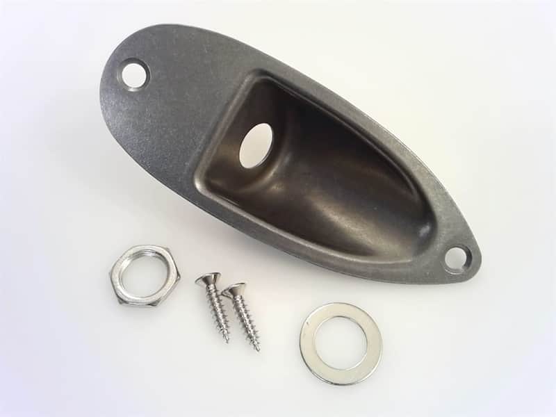 True Custom Shop® Bare Steel Metal Boat Jack Plate for Fender Stratocaster image 1