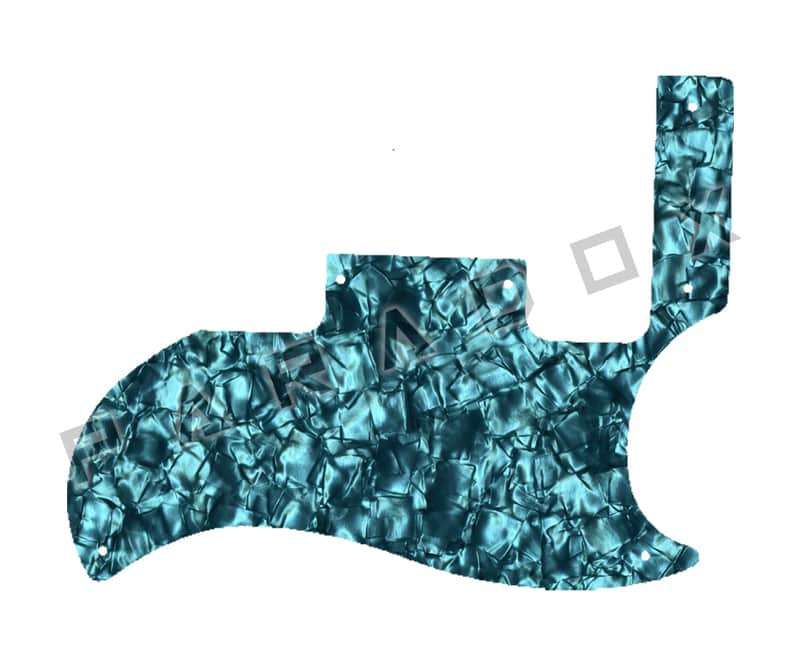 Custom Pickguard For 2019 - 2024 Made in America Gibson SG Special W/P90's - Aqua Pearl/Black/White/Black .090" image 1
