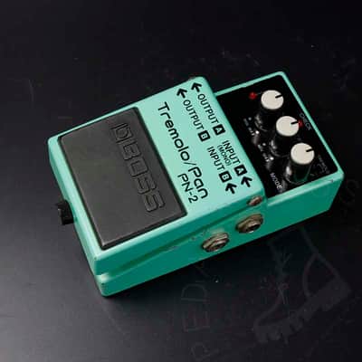 Boss PN-2 Tremolo/Pan (Silver Label) 1990 - 1995 - Green w/ original box image 2