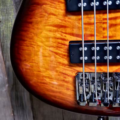 Ibanez SR400EQM-DEB Standard Soundgear Bass - Dragon Eye Burst image 5