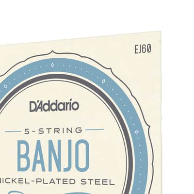 D'Addario EJ60 5-String Banjo Strings Set - Light .009 - .020 (J60) image 4