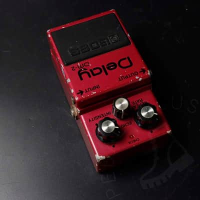 Boss DM-2 Delay (Black Label) 1981 - 1984 - Pink image 3