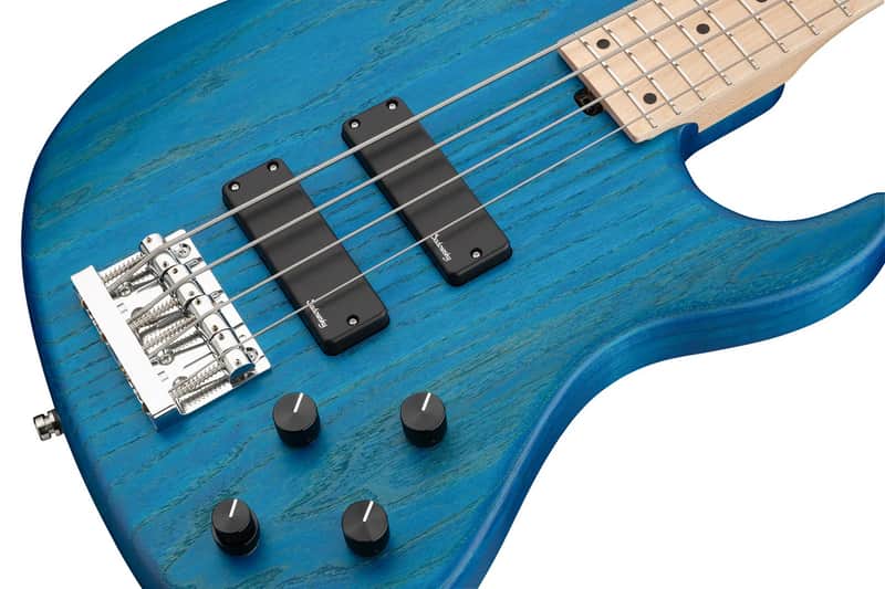 Sadowsky MetroLine 24-Fret Modern Bass-Swamp Ash Body-4 String-Ocean Blue Transparent Satin image 1
