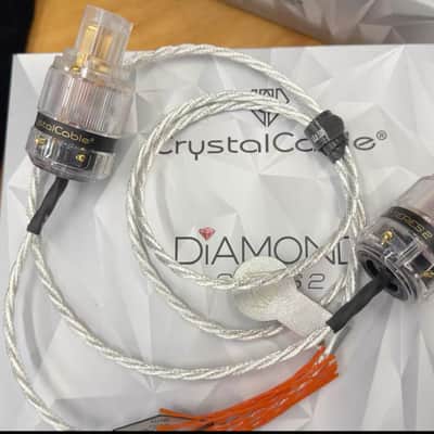 New! Reference Diamond 2 Power Cord by Crystal Cable Crystal Cable Reference Diamond 2 Power cables Siltech Classic Legend 380P power cable with low profile IEC connector power cord made in Netherlands gold silver G9 cardas nordost audioquest image 2